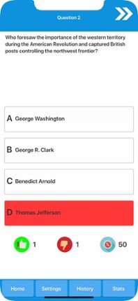 American Revolution History screenshot
