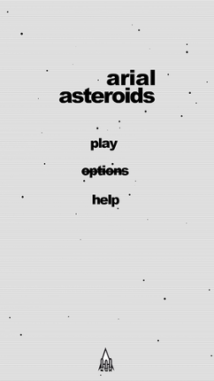 Arial Asteroids Mobile Image