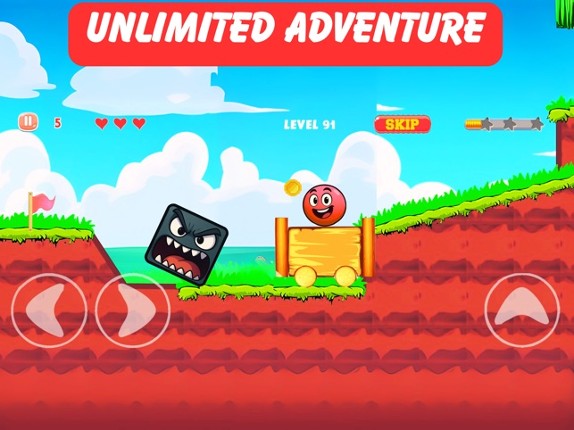 Bounce Ball 4 - Red Ball Hero screenshot