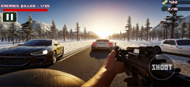 Car Shooting &amp; Racing Game Image