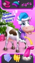 Farm Animals Christmas Image