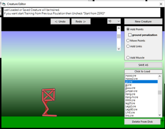 2D Walk Evolution screenshot