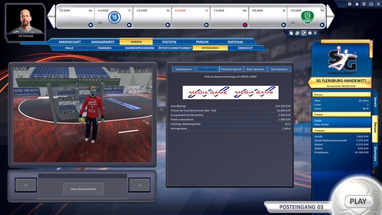 Handball Manager 2021 screenshot