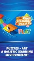 Kids Learning Puzzles: Sea Animals, Tangram Tiles Image