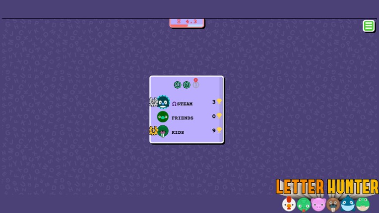 Letter Hunter screenshot