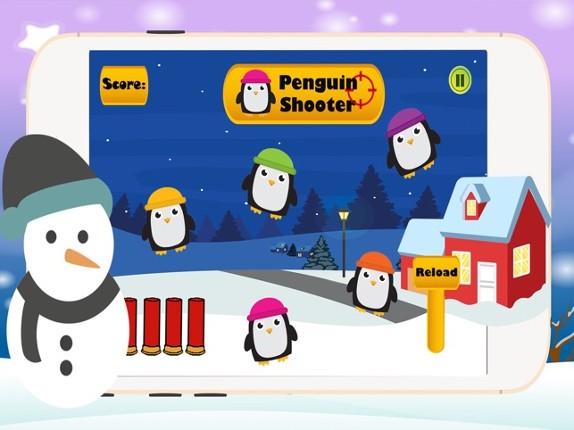 Little Penguin Go! Shooter Games Free Fun For Kids Image