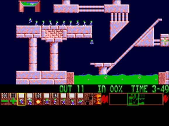 More! Lemmings (Amiga, CD32, CDTV) Image
