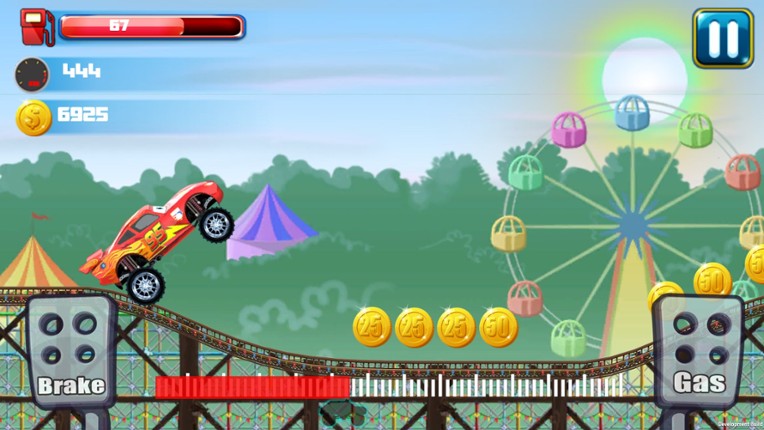 Mountain Hill Rush 3D Image