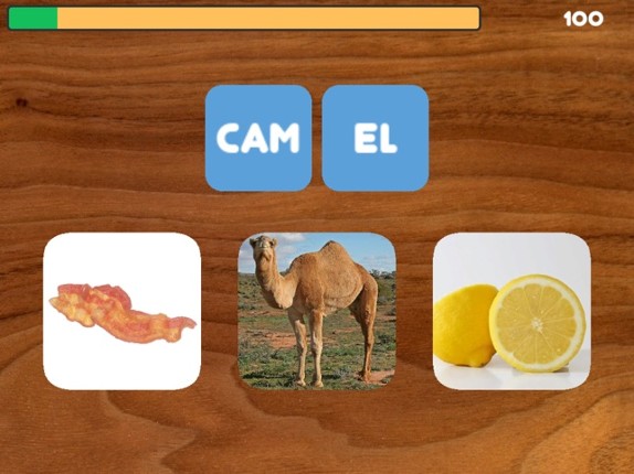 Reading syllables screenshot