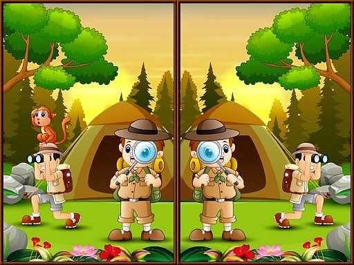Games like Spot 5 Differences Camping