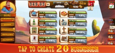 Wild West: Idle Tycoon Clicker Image