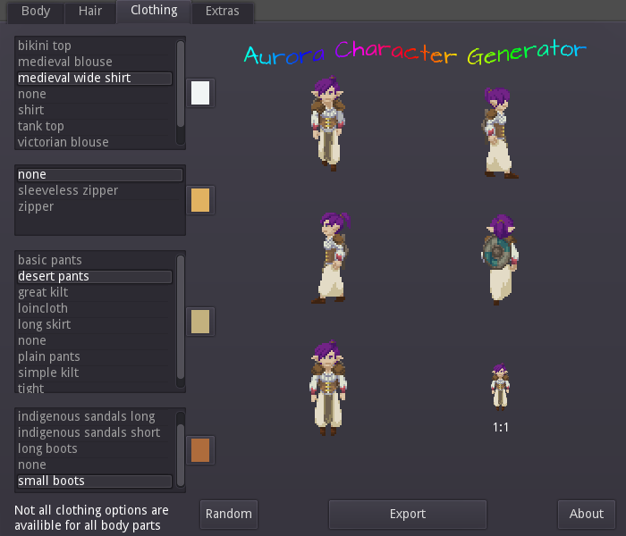Games like Aurora Character Generator