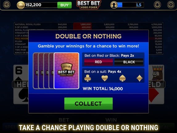 Best Bet Video Poker screenshot