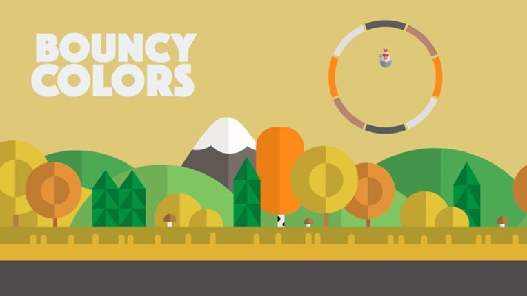 Bouncy colors - turn and jump screenshot