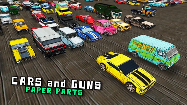 Cars and Guns: Paper Parts Image