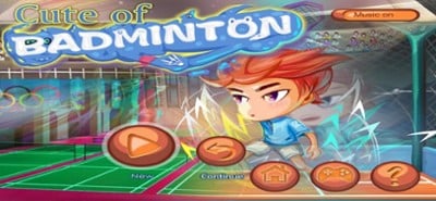 Cute of badminton Image