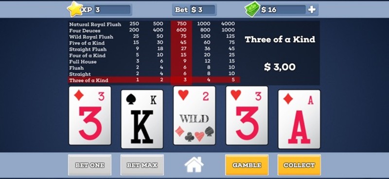 Deuces Wild * Video Poker Image