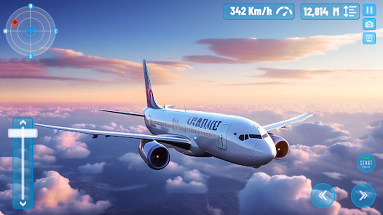 Airplane flight Simulator Game screenshot