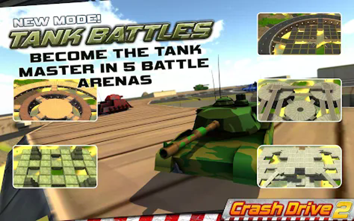 Crash Drive 2: 3D racing cars screenshot