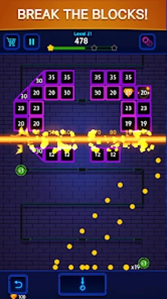 Bricks Breaker Color screenshot
