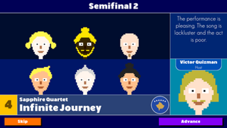 Euroaural Song Contest screenshot