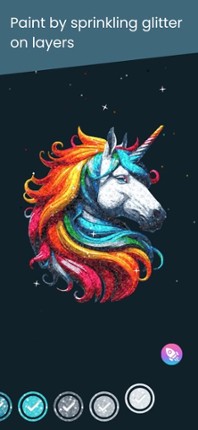 Glitty: color by sprinkling screenshot