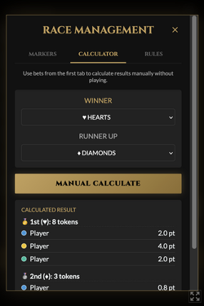 La Mossa - Tournament Manager screenshot