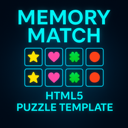 Memory Match – HTML5 Puzzle Template (Rebrand & Resell) Image