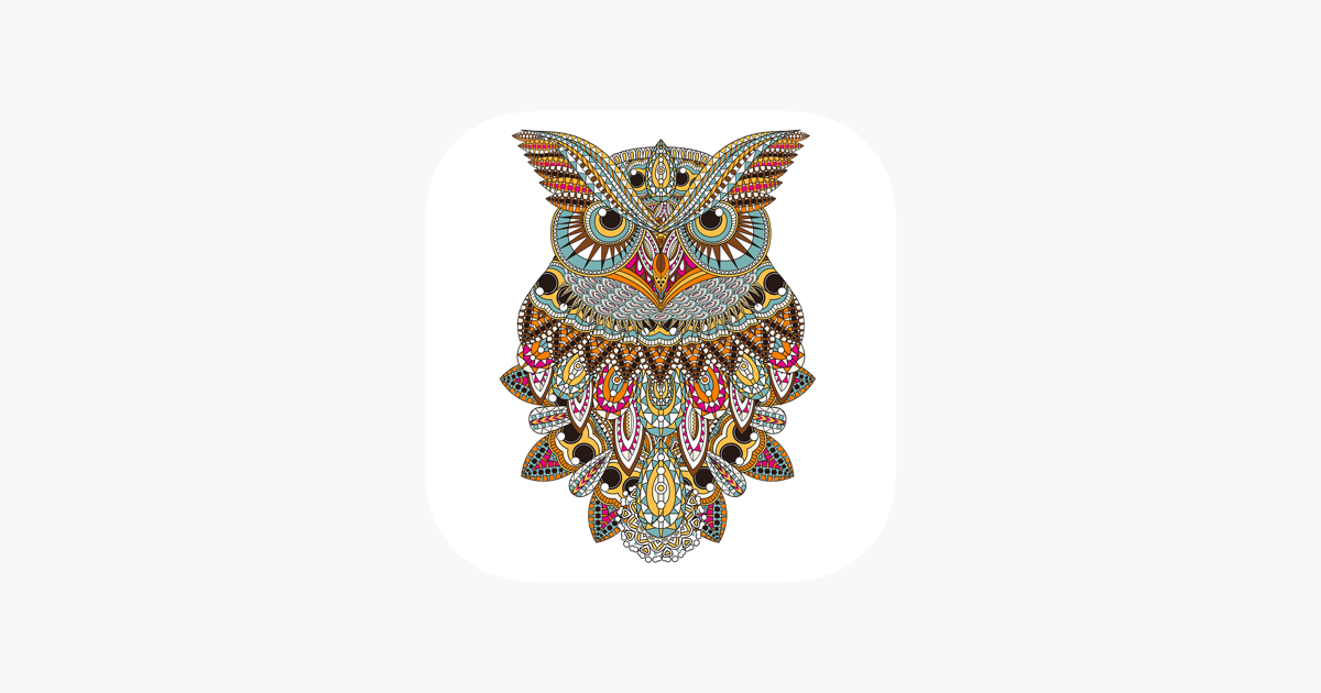Games like Owl Floral Coloring Book For Adult Relaxation Game