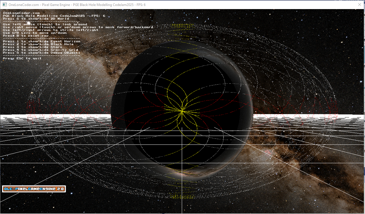 Games like PGE 2.0 3D Black Hole 3D Modelling