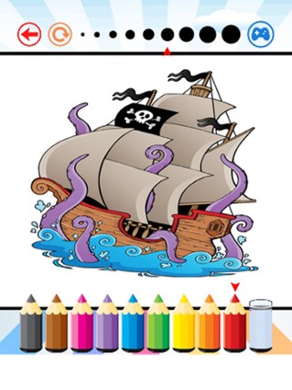 Pirate Coloring Book - Activities for Kids Image