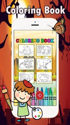 Preschool Coloring Book: coloring pages games free for toddlers and kids screenshot