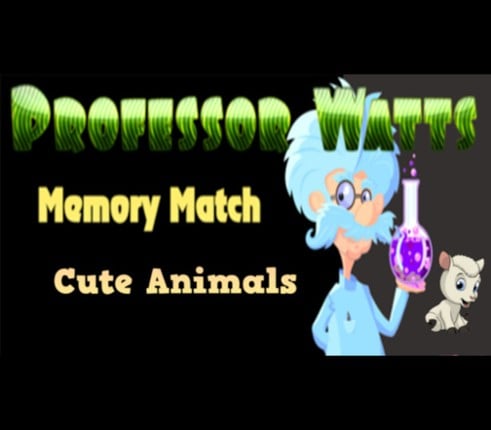 Professor Watts Memory Match Cute Animals Image