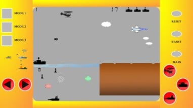 Sea Land Air Battle Retro Image