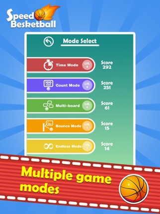 Speed Basketball screenshot