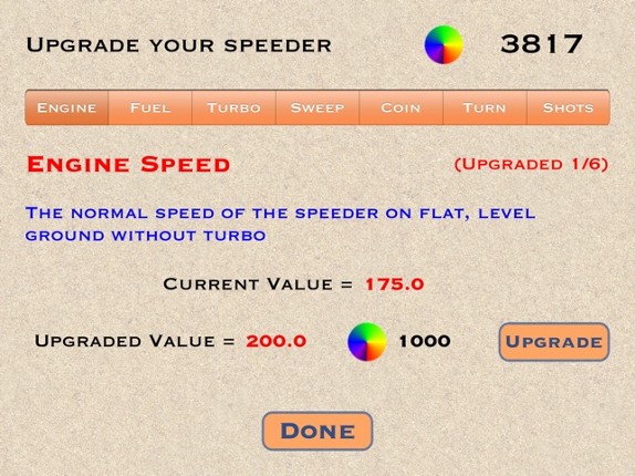Topo Speeder screenshot