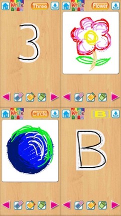 Write Draw Free - Learning Writing, Drawing, Fill Color & Words screenshot