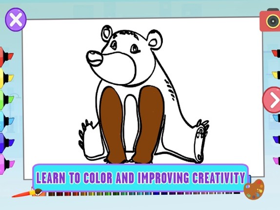 Animal Games Coloring Pages screenshot