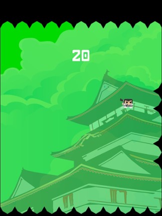 Bouncy Samurai - Tap to Make Him Bounce, Fight Time and Don't Touch the Ninja Shadow Spikes screenshot