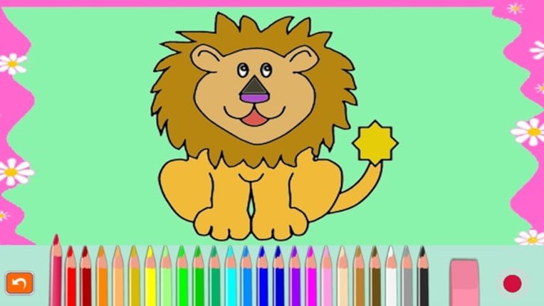 Cartoon Coloring Learning Book for kids Image