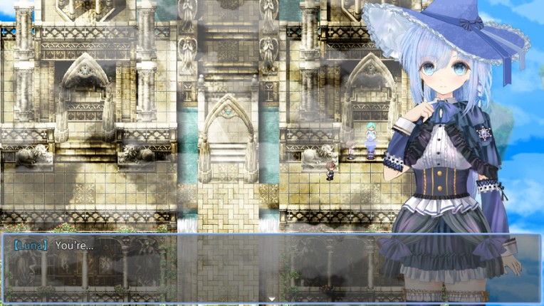 Celeste Blue Wizard Luna screenshot