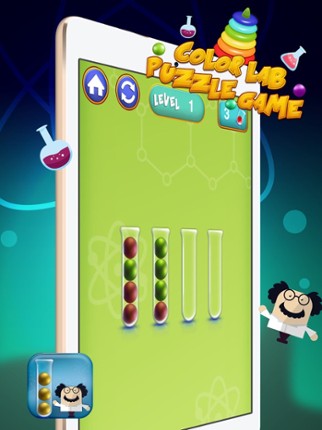 Color Lab Puzzle Game: Bubble Tower of Hanoi screenshot