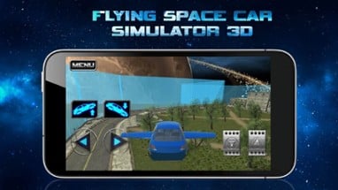 Flying Space Car Simulator 3D Image