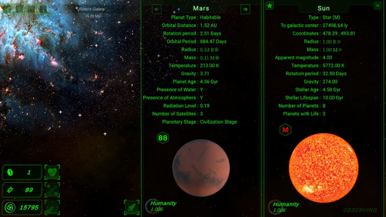 Galactic Simulator screenshot
