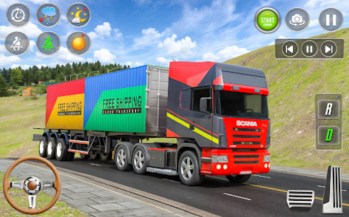 Mega Truck Driving Truck Game screenshot