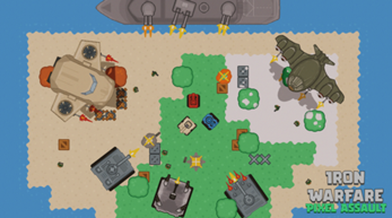 Iron Warfare Pixel Assault screenshot