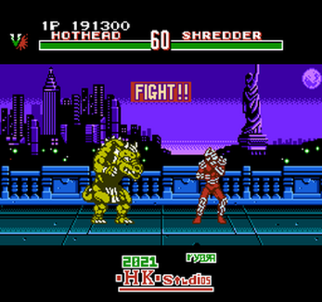 TMNT: Tournament Fighters (NES) (Roster Hack) Image