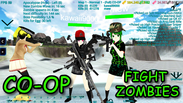 Yandere Zombie Shooter Online screenshot