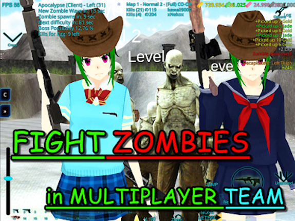 Yandere Zombie Shooter Online screenshot