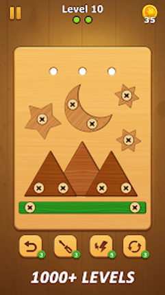 Screw Nuts - Wood Bolts screenshot